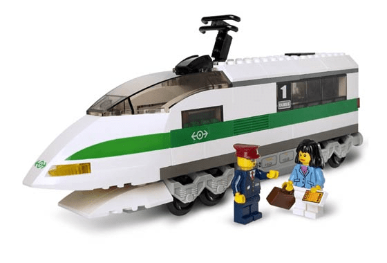 Lego World City High Speed Train Locomotive (10157) - Marah Kids