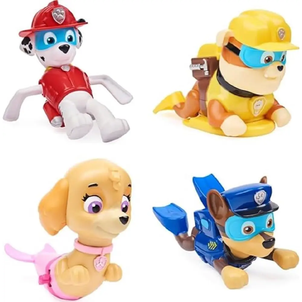 Spinm - Pawpatrol Paddlin Pups 4Asst