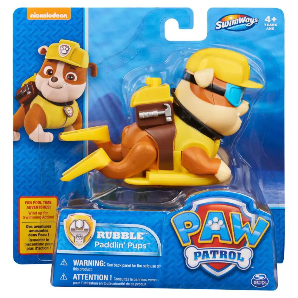 Spinm - Pawpatrol Paddlin Pups 4Asst
