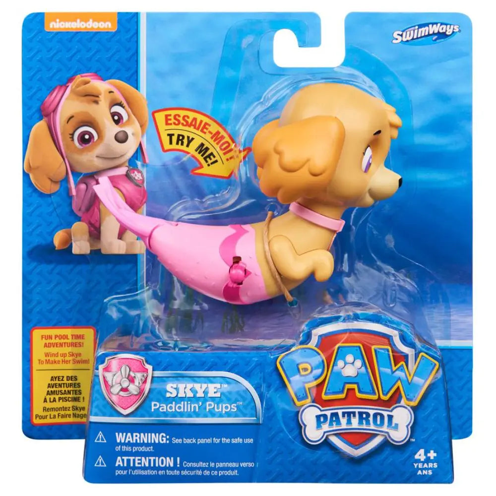 Spinm - Pawpatrol Paddlin Pups 4Asst