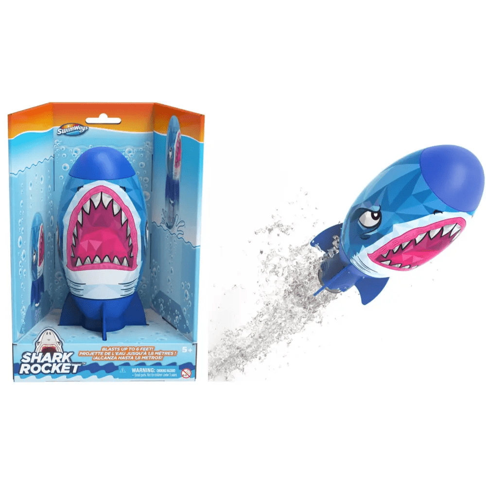 Spinm - Swimways Rocket Shark 8.5" - Marah Kids