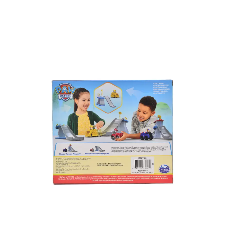 Spinm - Pawpatrol Tower Playset Mini Value 3Asst