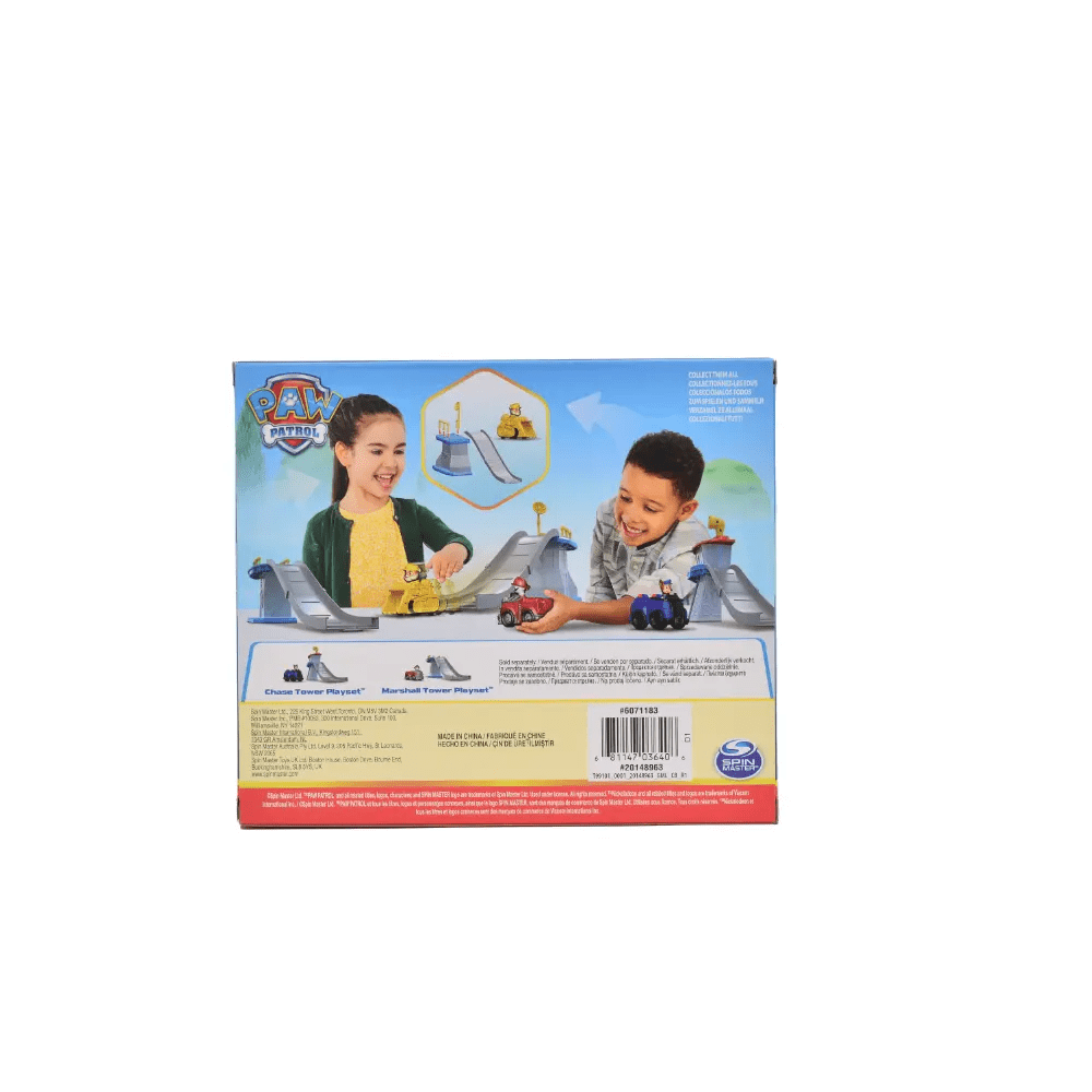 Spinm - Pawpatrol Tower Playset Mini Value 3Asst - Marah Kids