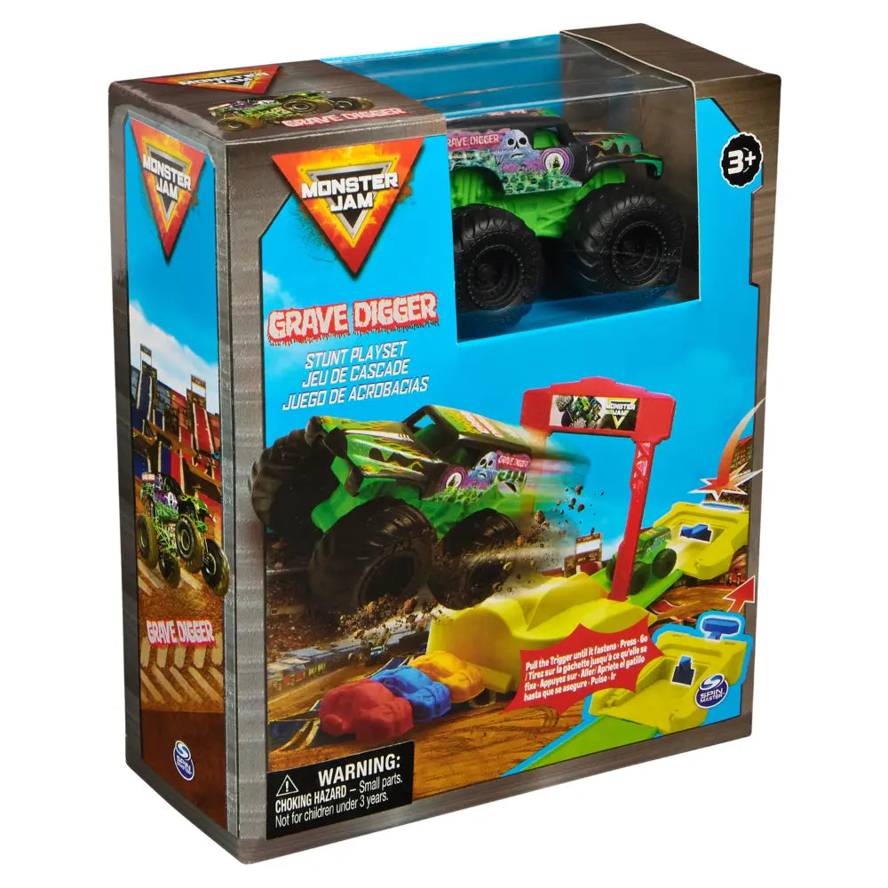 Spinm - Monster Jam 1:72 Value T.Stunt P.Set Ass