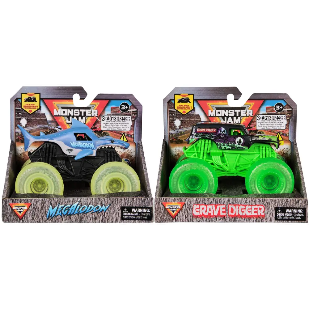 Spinm - Monster Jam 1:43 Value Trck Lightup 2Ass