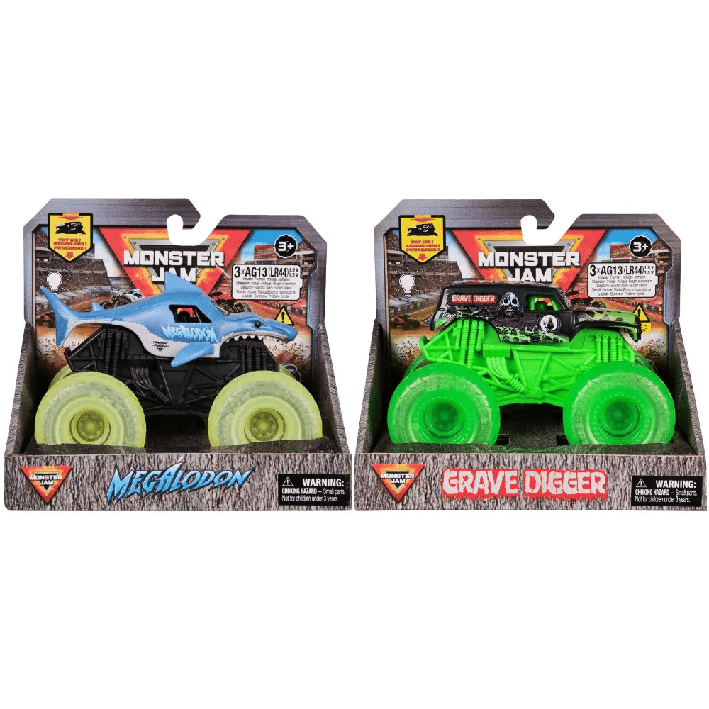 Spinm - Monster Jam 1:43 Value Trck Lightup 2Ass - Marah Kids