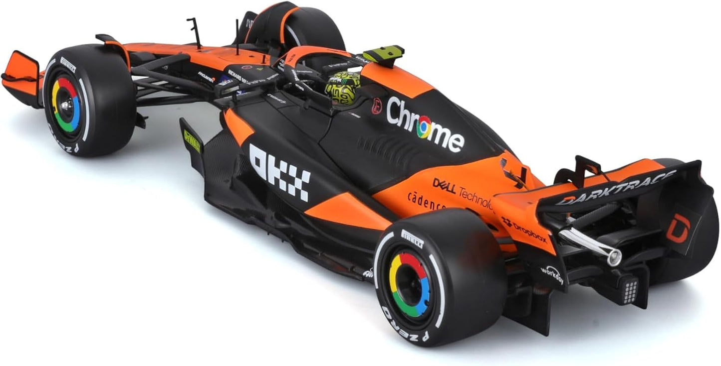 Bburago 1:24 Formula Model Kit (with helmet & plastic stand) - McLaren Team MCL38