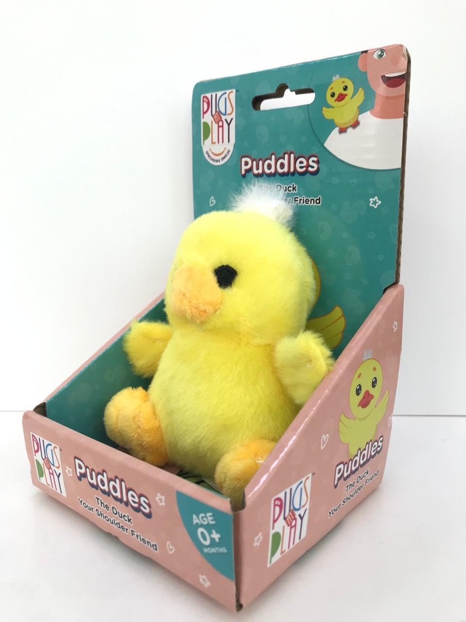 Pugs At Play Shoulder Buddy Puddles 4-Inch