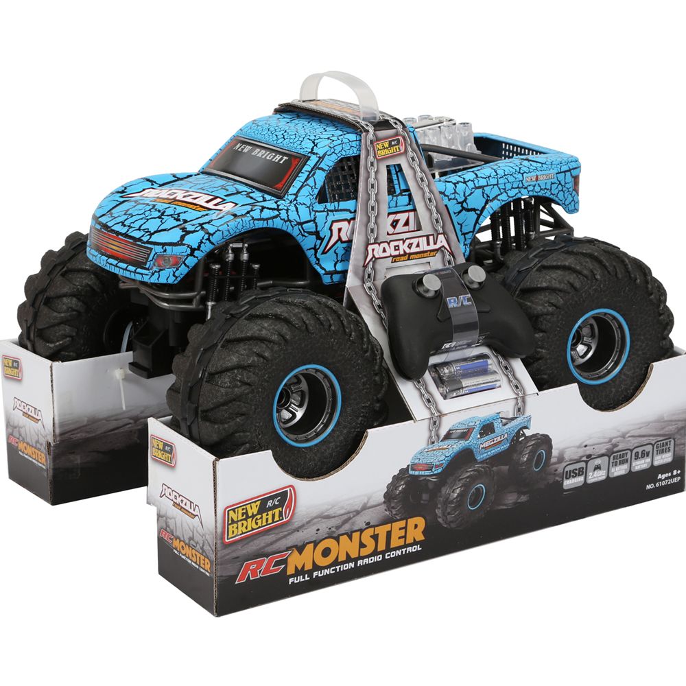 Newbright Rc Monster Rockzilla 1/10 B/O - Marah Kids