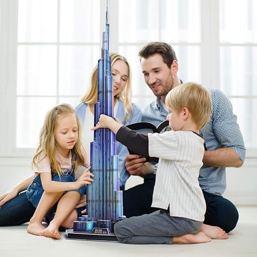 CUBIC FUN 3D PUZZLE BURJ KHALIFA 136PC BO UAE - Marah Kids