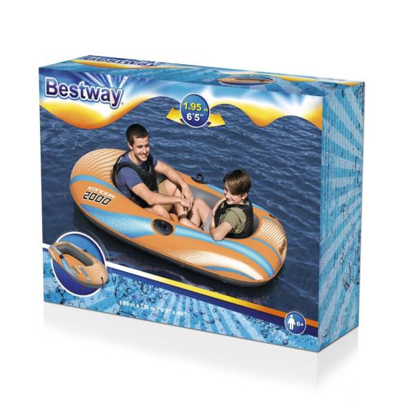 BESTWAY Boat Kondor 2000 Set 185X97Cm - Marah Kids