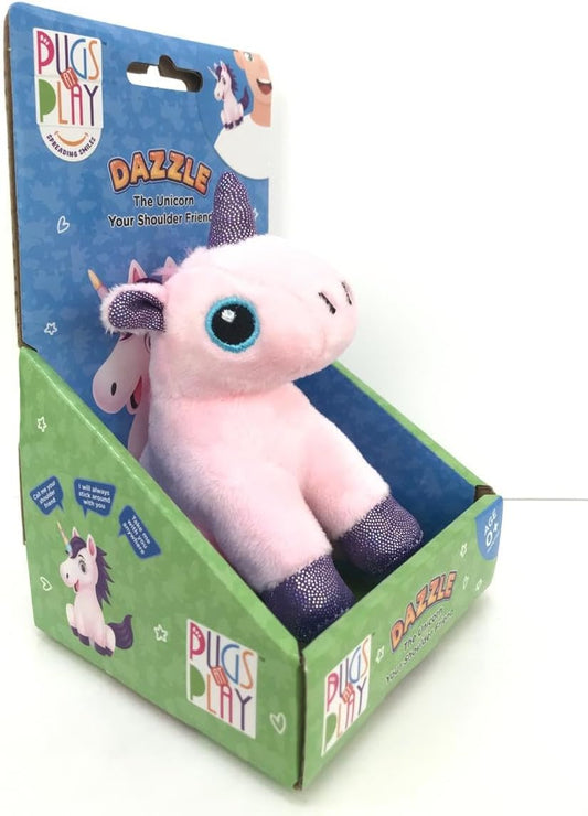 Pugs At Play Shoulder Buddy Dazzel 4-Inch