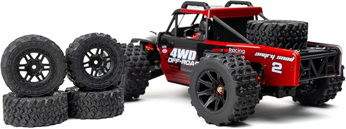 MJX - HYPER GO 1/14 Brushless High - Speed RC Car Vehicle Models 60 - 75km/h 3SBattery | 2.4Ghz Off - Road RC Truck | Front and Rear Bone dog shaft is Metal Version | various terrain 4 WHEEL DRIVE |Suitable Ages 14+ (Multicolour) - Marah Kids