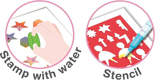 Avenir - Magic Water Painting, My Superheros Multicolour | Ideal for rainy days, indoor play, mess - free painting, travel and holidays | Ideal for Ages 3+ - Marah Kids