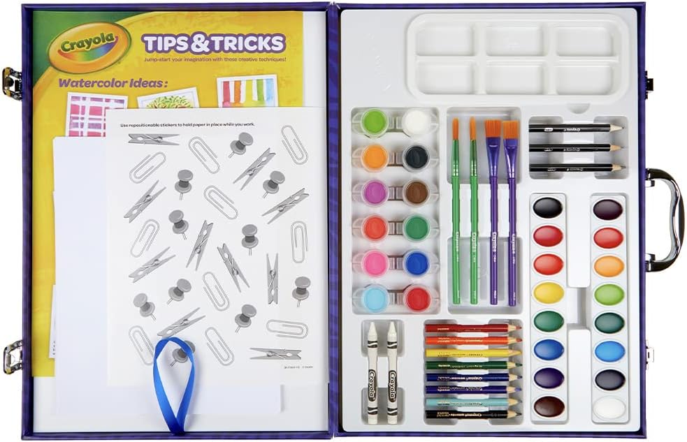 Crayola Table Top Easel Art Case for Kids - Marah Kids