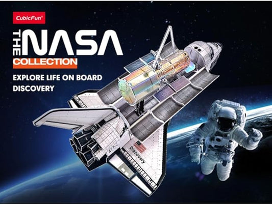 CUBIC FUN 3D PUZZLE NASA DISCOVERY 126PCS - Marah Kids