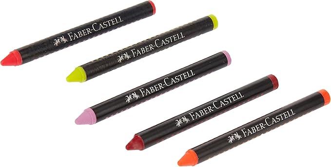 FABER - CASTELL WAX CRAYONS 24 COLOR 90MM - Marah Kids