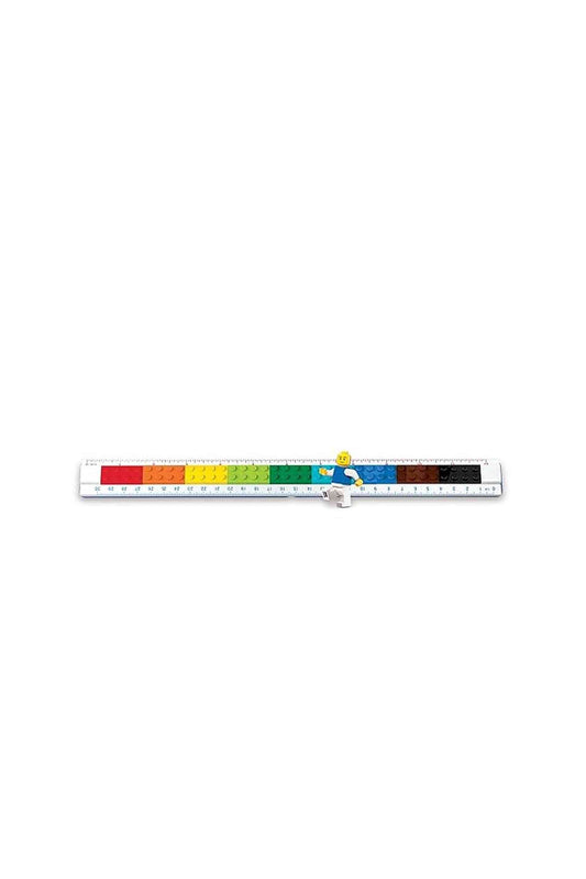 Lego Stationery Buildable Ruler With Minifigure - Marah Kids