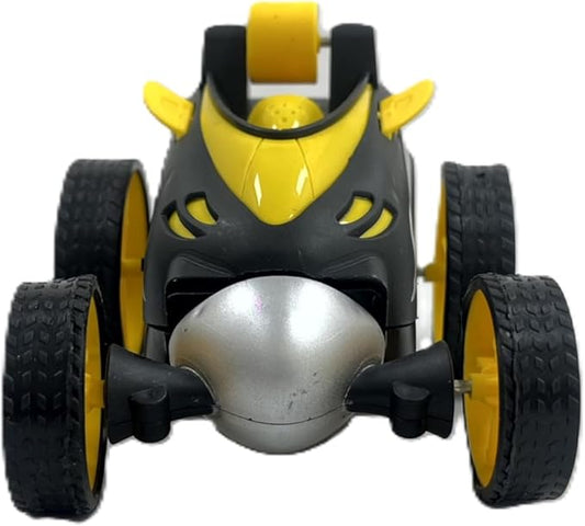 D - Power 1:18 2.4G R/C Mini Stunt Car 360 Degree Rolling Mini Tumbling Stunt Car – Yellow | Ideal for Ages 3+ up - Marah Kids