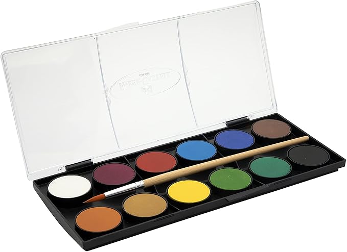 FABER - CASTELL WATERCOLORS 12 COLOR 30MM - Marah Kids
