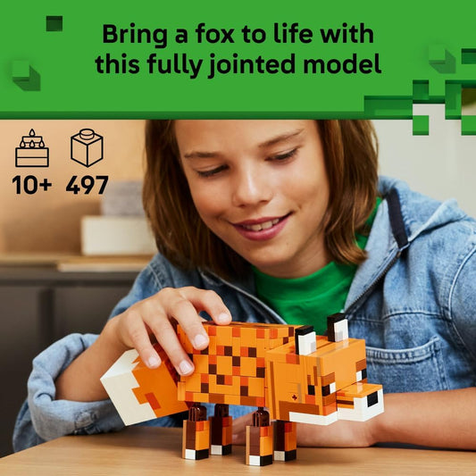 LEGO: Minecraft The Fox Gaming Decoration Toy Gift (21588) - Marah Kids