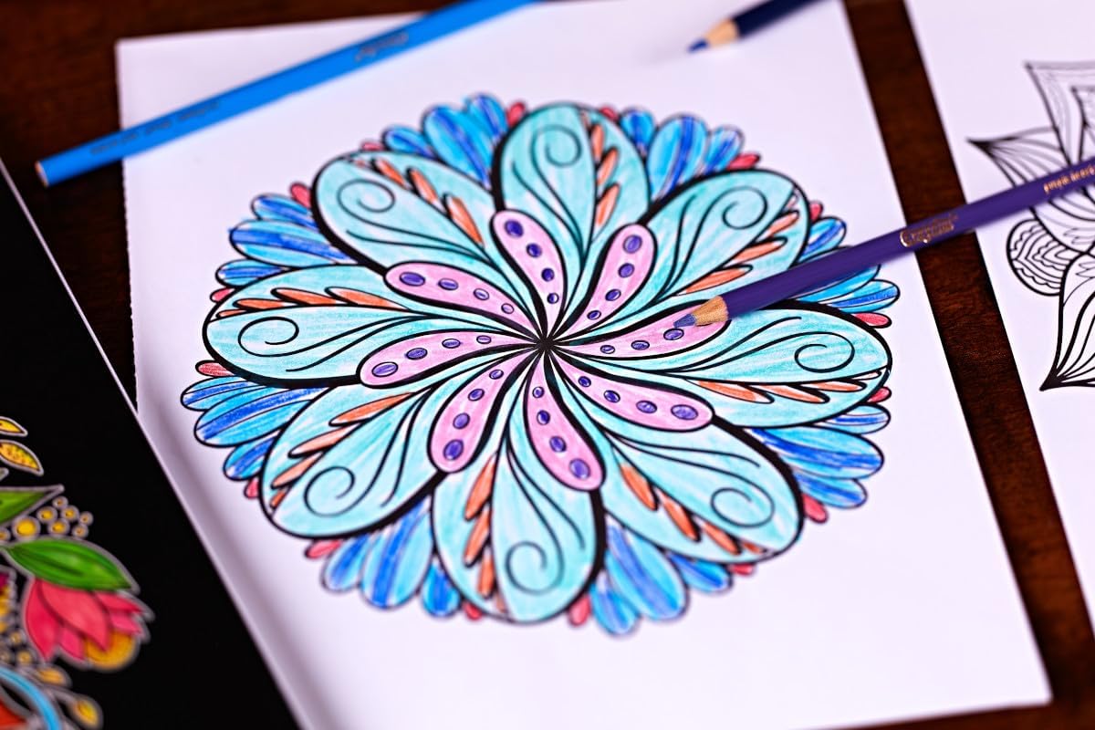 Crayola 40 - Page Coloring Book, Mindful Meditations - Marah Kids
