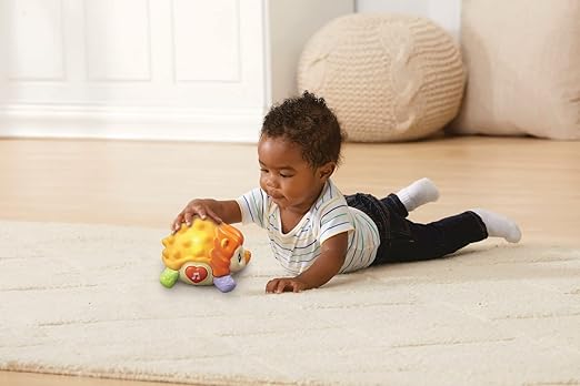 Vtech - Easy Squeezy Hedgehog | Baby, Interactive & Developmental Toy with Sounds and Music | For Boys & Girls, Suitable for Ages 3 Months+ - Marah Kids