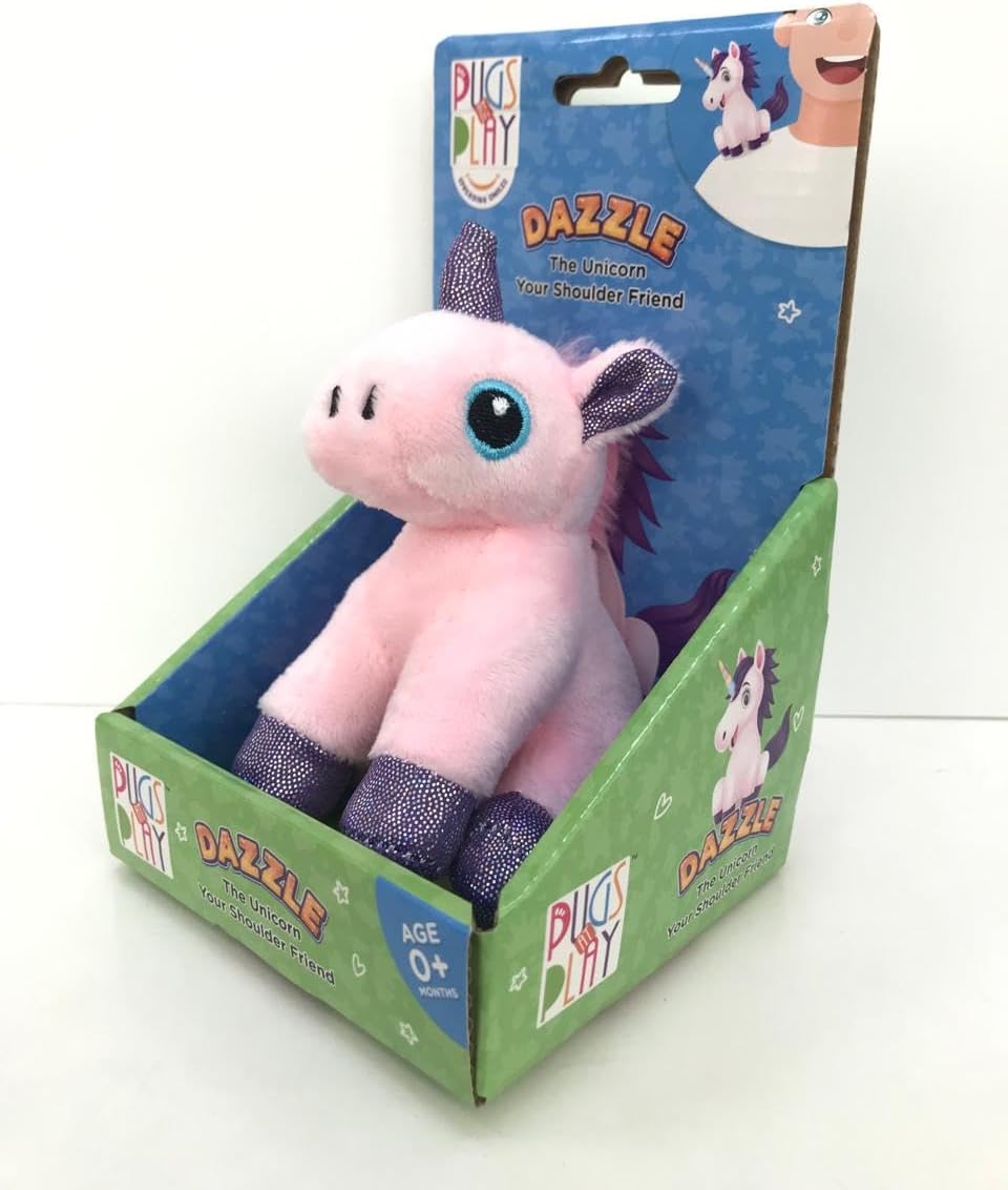 Pugs At Play Shoulder Buddy Dazzel 4-Inch