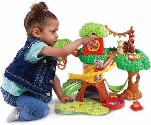 Vtech - Animal Fun Treehouse | Interactive Toy for Kids with Phrases & Sounds | Suitable for Boys & Girls 1, 2, 3, 4+ Years - Marah Kids