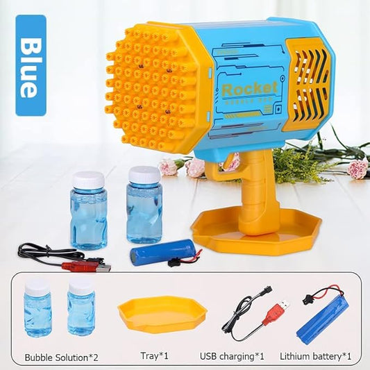 Sam Toys - Rechargeable 69 - Hole Bubble Gun with Light - Marah Kids