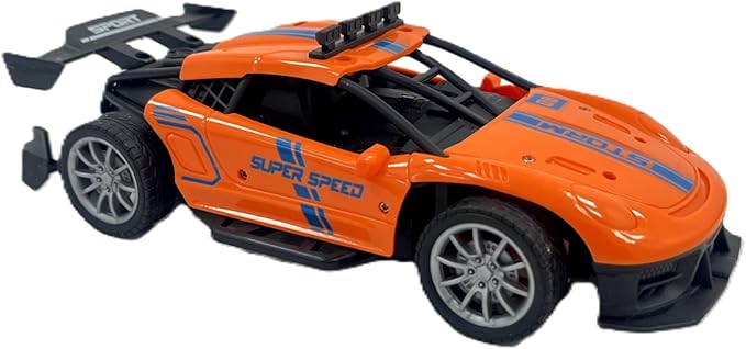 D - Power 1:20 R/C 4WD 27Mhz Racing Car Rechargeable Remote Control – Orange | ages 6+ up - Marah Kids