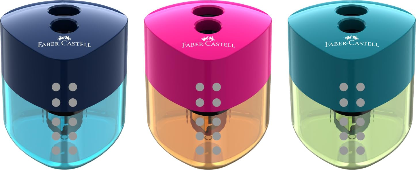 FABER - CASTELL GRIP SHARPENER TREND DBL HOLE - Marah Kids