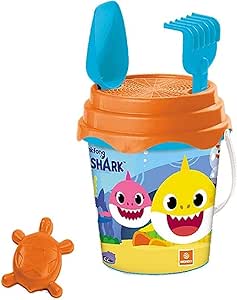 Mondo Deluxe Bucket Set 17Cm Baby Shark, 28643 - Marah Kids