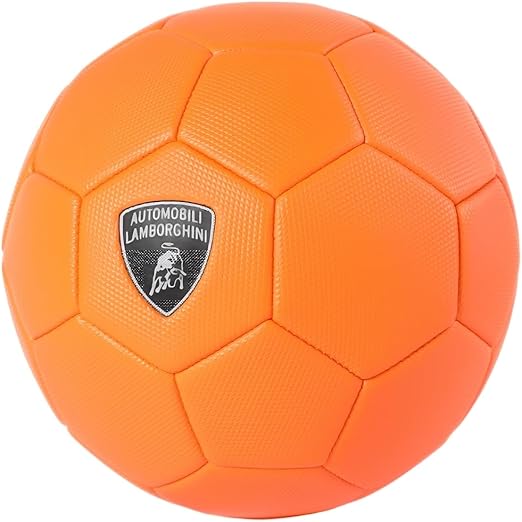 Lamborghini 5 Machine Sewing Pvc Soccer Ball - Orange (Size 5) - Marah Kids