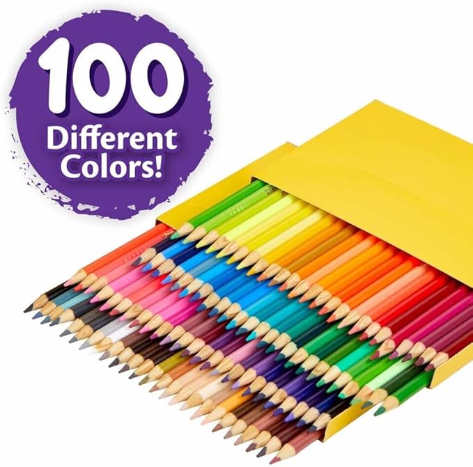 Crayola Colored Pencils Set (100), Gifts for Kids & Adults - Marah Kids