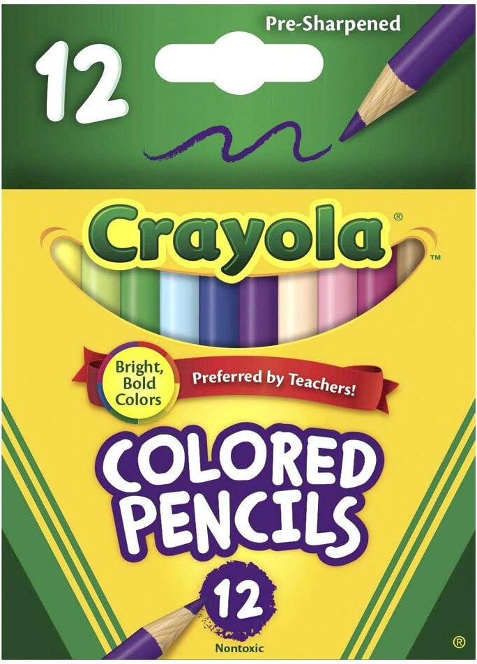 Crayola 12 ct. Colored Pencils, long - Marah Kids