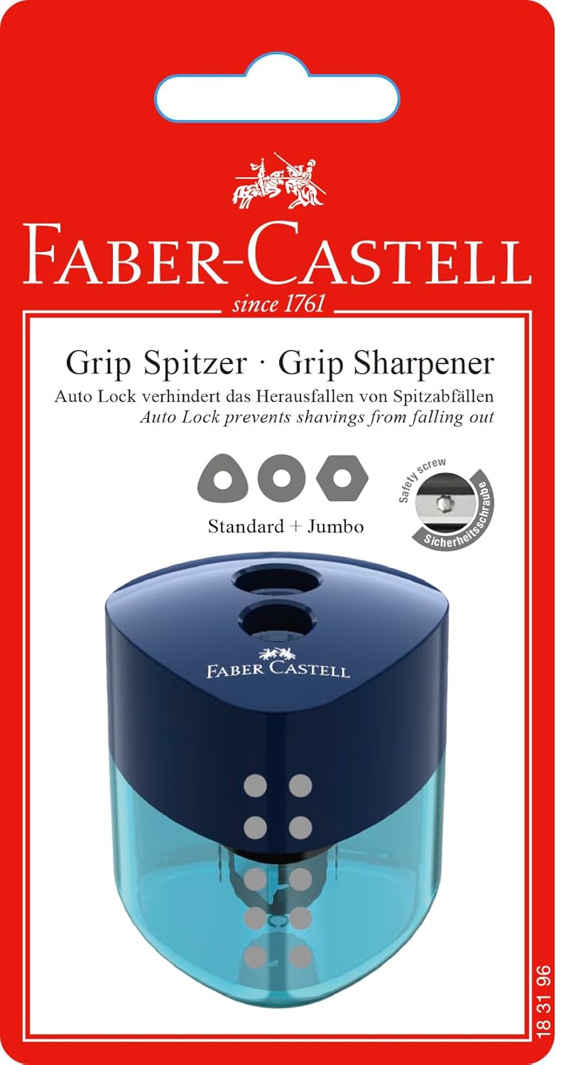 FABER - CASTELL GRIP SHARPENER TREND DBL HOLE - Marah Kids