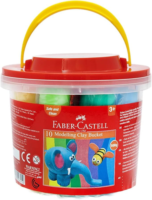 FABER - CASTELL MODELLING CLAY 500GM (10X50GM) - Marah Kids