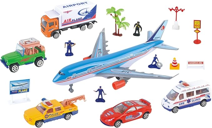 Power Joy Vroom Vroom Airport Playset - Marah Kids