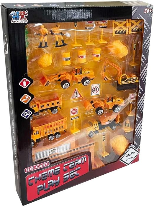 Power Joy Vroom Vroom Diecast Megapack, 3 Assortment - Marah Kids