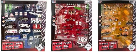 Power Joy Vroom Vroom Diecast Megapack, 3 Assortment - Marah Kids