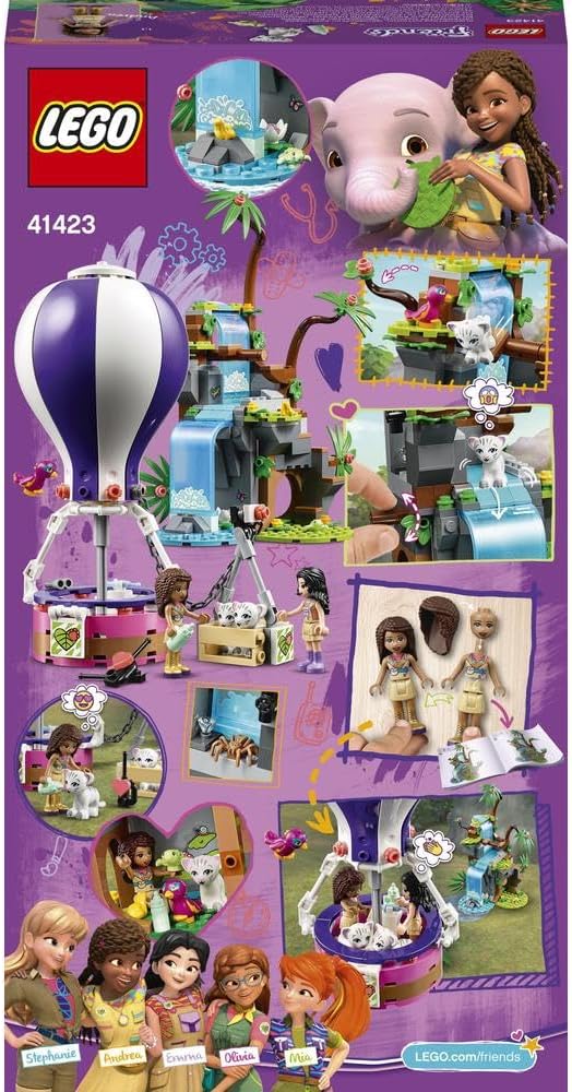 Lego Friends Tiger Hot Air Balloon Jungle Rescue 41423