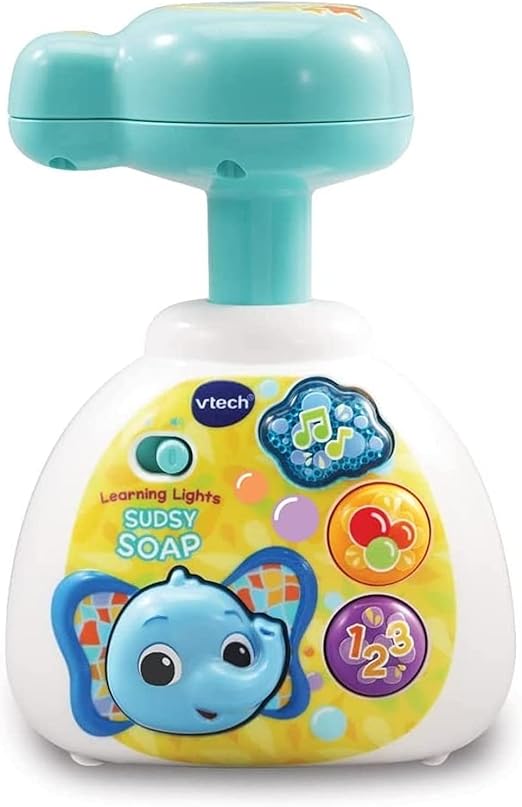 Vtech - Learning Lights Sudsy Soap | Handwash, Interactive & Developmental Toy with Sounds and Music | For Boys & Girls, Suitable for Ages 3 Months+ - Marah Kids