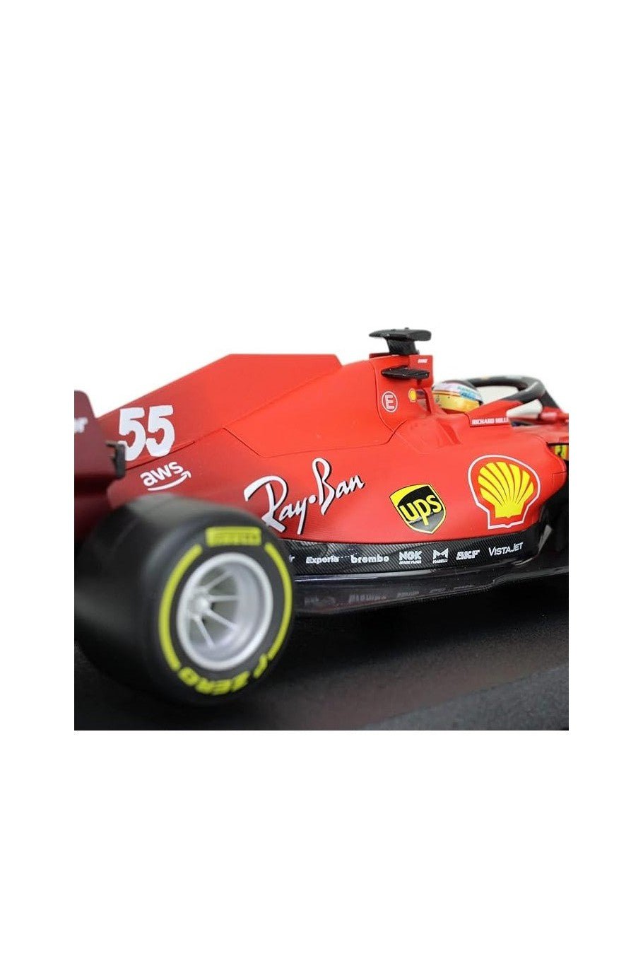 Bburago Maistro 1:18 Ferrari SF21 F1 2021 Carlos Sainz Diecast Model - Marah Kids