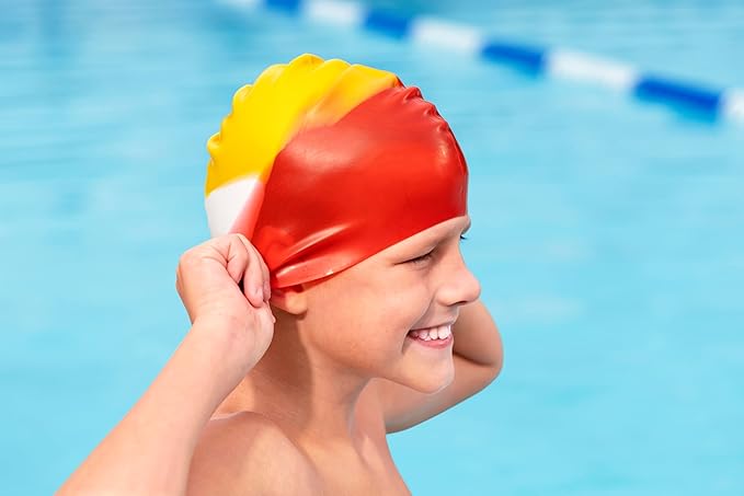 BWSUM BESTWAY HYDROSWIM LIL COLOR WAVE SWIM CAP - Marah Kids