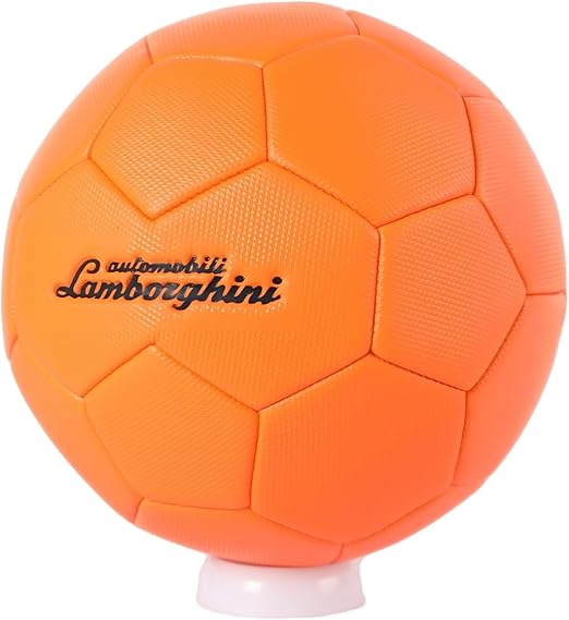 Lamborghini 5 Machine Sewing Pvc Soccer Ball - Orange (Size 5) - Marah Kids