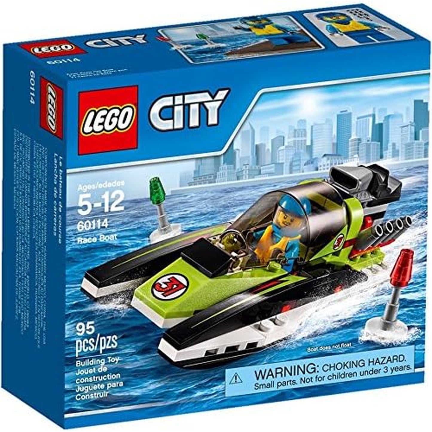 Lego Race Boat 60114 Size Ea Lego Race Boat - Marah Kids