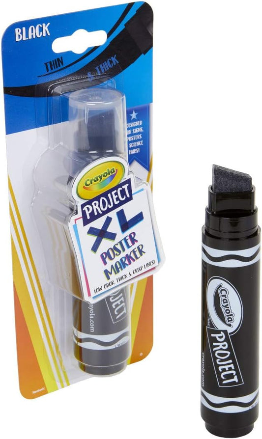 Crayola XL Poster Markers - Black - Marah Kids