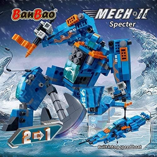 BANBAO MECH II 2 IN1 291PCS 6318 - Marah Kids