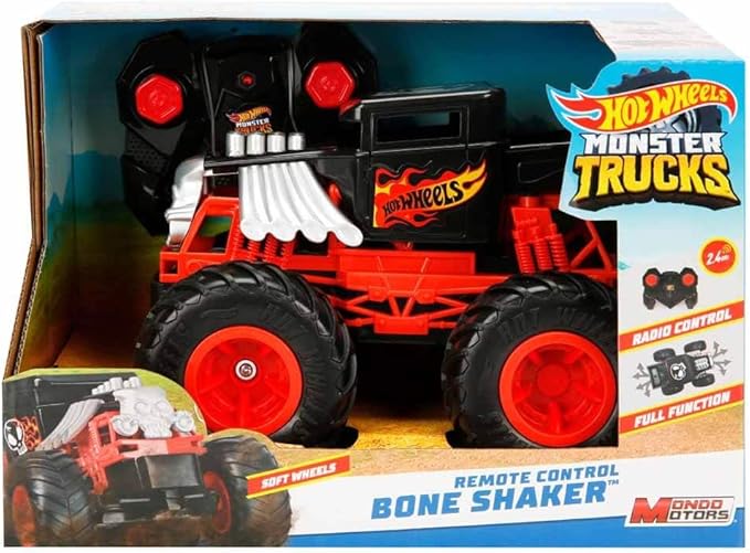 Hot Wheels RC Monster Truck Bone Shaker 2.4ghz B/O - Marah Kids